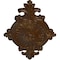 Ekena Millwork Quentin Ceiling Medallion, Hand-Painted Root Beer Crackle, 23 1/2"W x 12 1/4"H x 1 1/2"P CM23RO1RBC - alternate 3